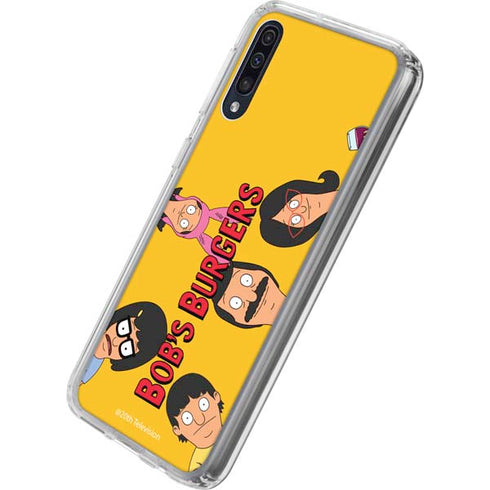 Bobs Burgers Stare Galaxy A50 Clear Case